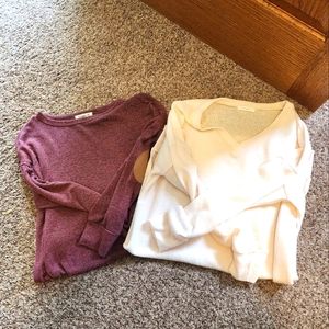 2 Long Sleeve Tunics